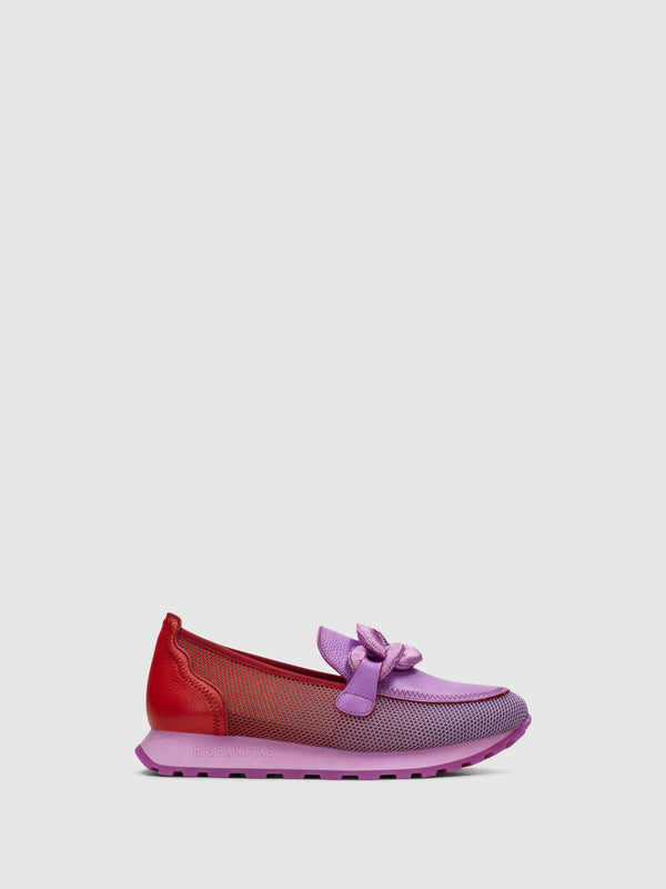 Sapatos com Apliques em Violeta